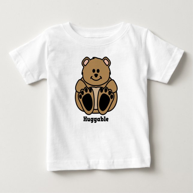 Pour Bébé T-shirt gentil à croquer d'ours (Devant)