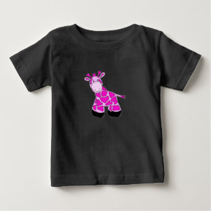 Pour Bébé T-Shirt Girafe Rose