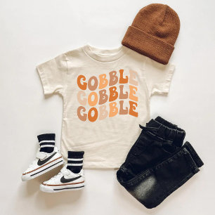 Pour Bébé T-shirt Gobble Gobble Gobble Toddler - Merci migno