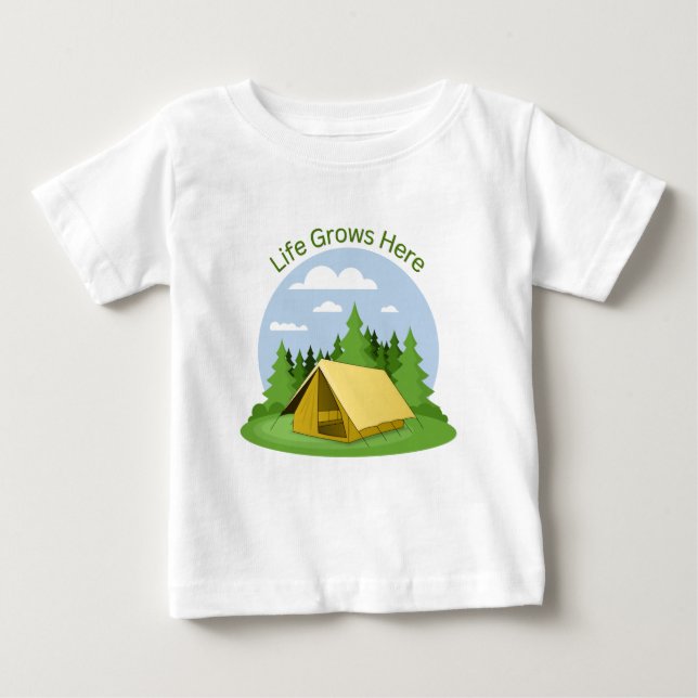 Pour Bébé T-shirt graphique inspirant sur la nature (Devant)