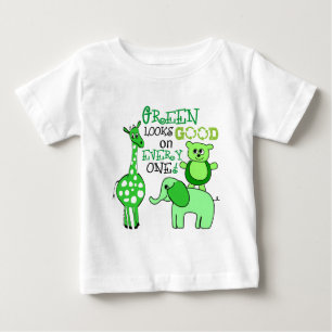 Pour Bébé T-shirt Green Looks Good sur tout le monde