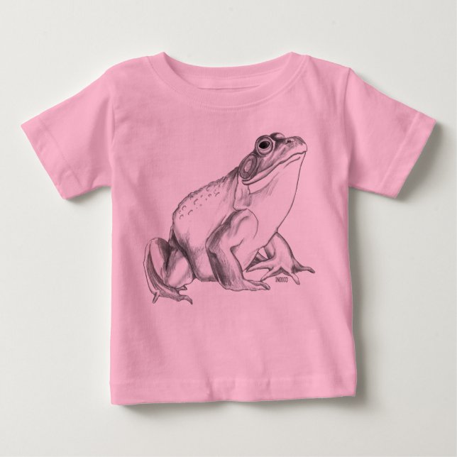 Pour Bébé T-shirt grenouille à lait T-shir grenouille à bull (Devant)