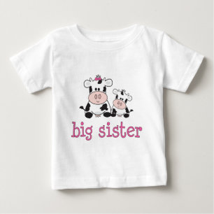 Pour Bébé T-shirt Grosse Soeur Vache
