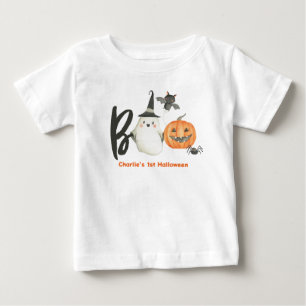 Pour Bébé T-shirt Halloween-Baby's First Birthday-Boo-Éffray