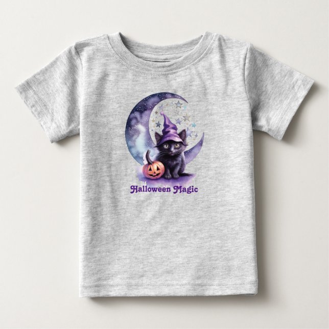 Pour Bébé T-Shirt Halloween Magie Jersey (Devant)