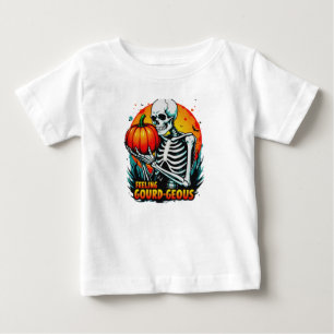 Pour Bébé T-shirt Halloween 'Se sentir Gourd-geous' Squelett