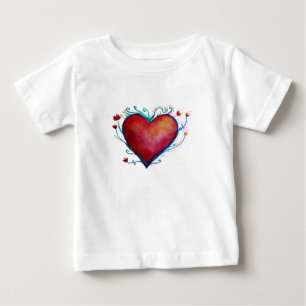 Pour Bébé T-shirt Heart Baby Fine Jersey