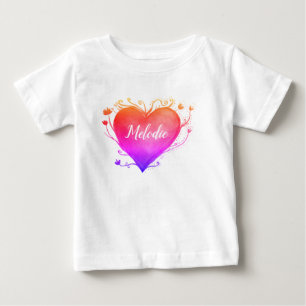 Pour Bébé T-shirt Heart Love