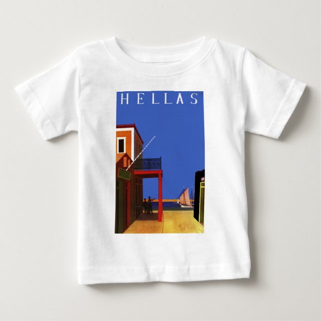 Pour Bébé t-shirt hellas Grèce (Devant)