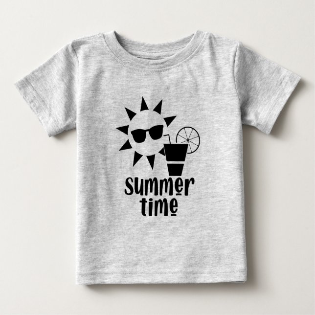 Pour Bébé T-shirt heure d'été (Devant)