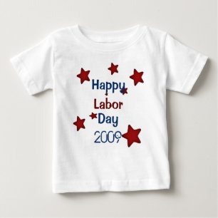 Pour Bébé T-shirt heureux de Fête du travail