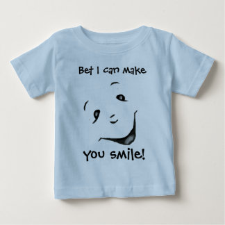 Pour Bébé T-shirt heureux de visage