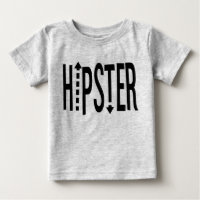T-shirt Hipster Arrow Typographie