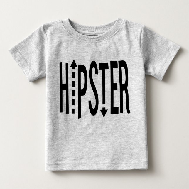 Pour Bébé T-shirt Hipster Arrow Typographie (Devant)
