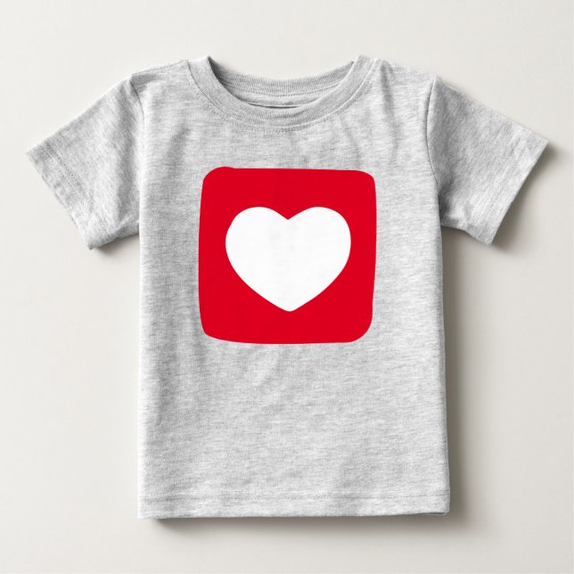 Pour Bébé T-shirt I Heart Baby (Devant)