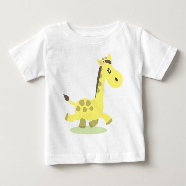 Pour Bébé T-shirt illustrant la girafe (Devant)