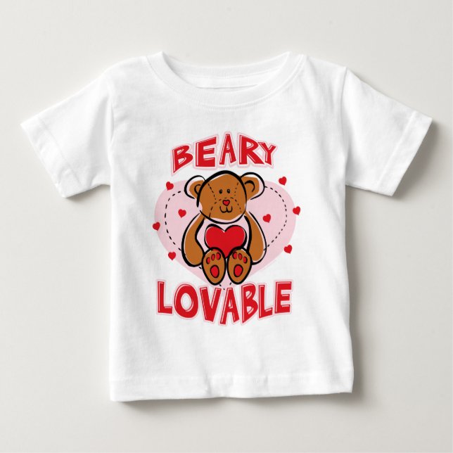 Pour Bébé T-shirt infantile aimable de Beary (Devant)