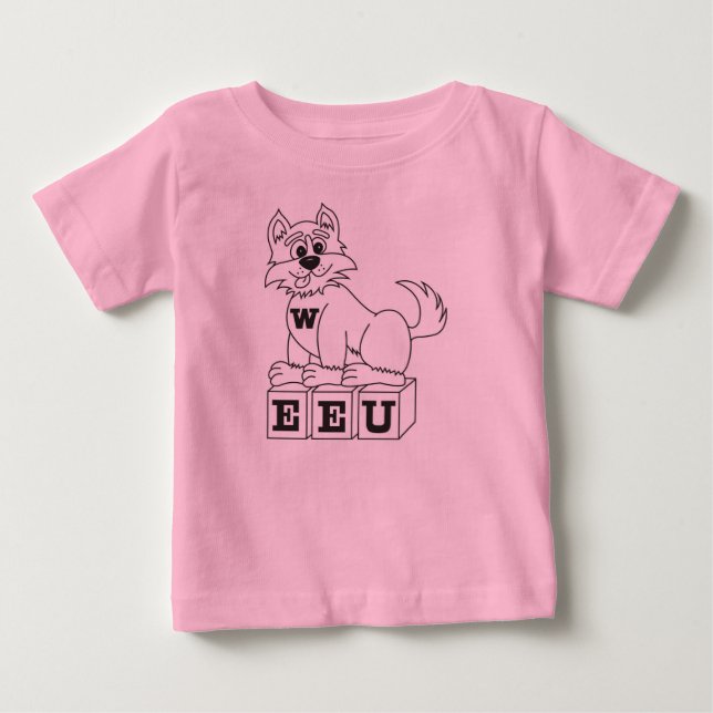 Pour Bébé T-shirt infantile d'EEU (Devant)