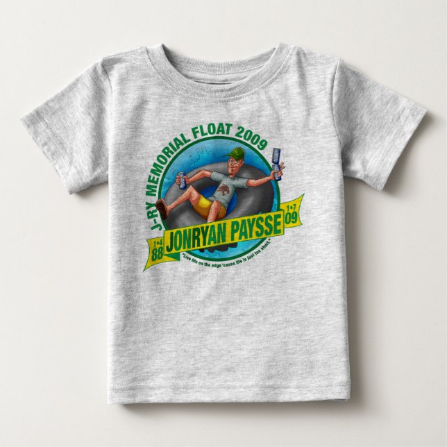 Pour Bébé T-shirt infantile (gris) (Devant)