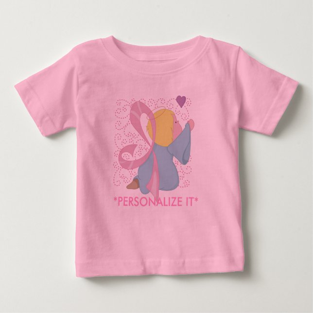 Pour Bébé T-shirt infantile personnalisable d'ange de cancer (Devant)