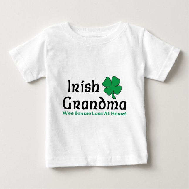 Pour Bébé T-shirt irlandais de grand-maman (Devant)