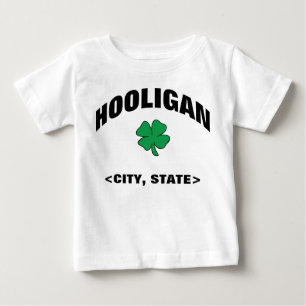 Pour Bébé T-shirt irlandais de voyou personnalisé par béb