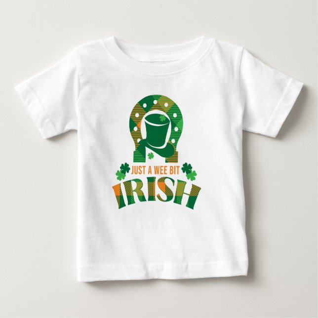 Pour Bébé T-shirt Irlandais Toddler, Juste Une Minuscule (Devant)