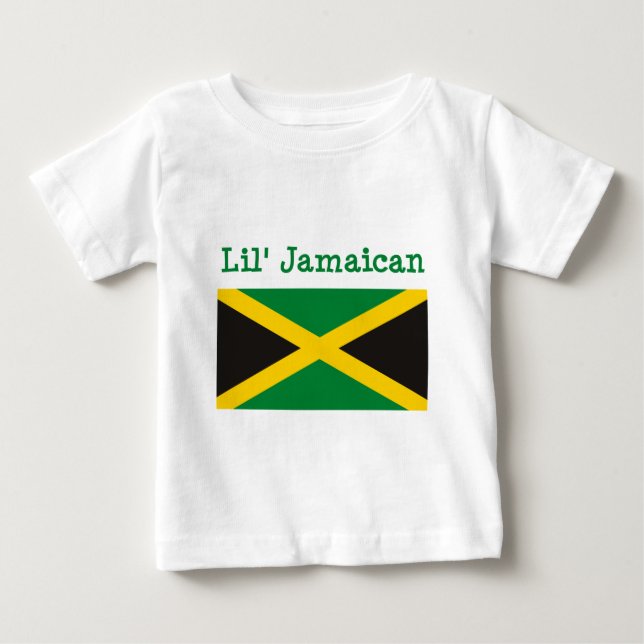 Pour Bébé T-shirt jamaïcain de Lil (Devant)