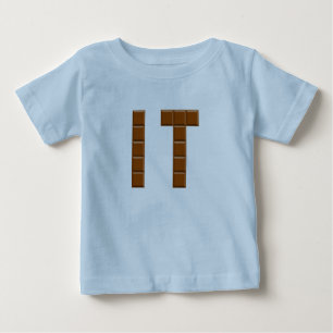 Pour Bébé T-shirt jersey fin bleu  Bébés CHOCOLAT  ITALIE