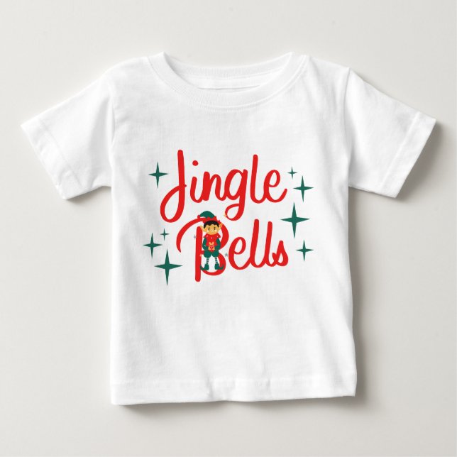 Pour Bébé T-shirt Jingle Bells Baby Fine Jersey (Devant)