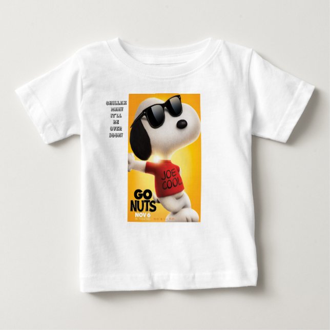Pour Bébé T-shirt "JOE COOL" (Devant)