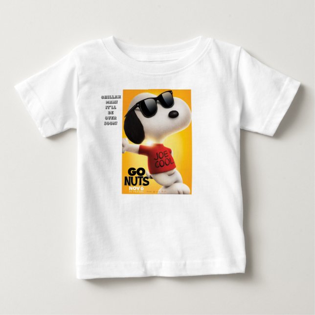 Pour Bébé T-shirt "JOE COOL" (Devant)