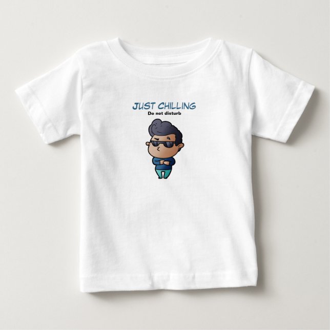 Pour Bébé T-shirt Just chilling garçon (Devant)