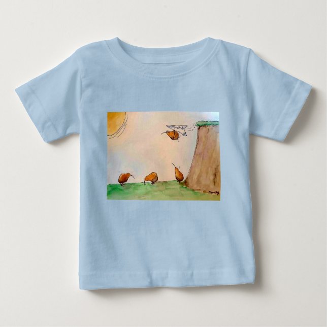 Pour Bébé T-shirt Kiwi (Devant)