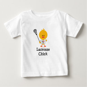 Pour Bébé T-shirt Lacrosse Chick Baby