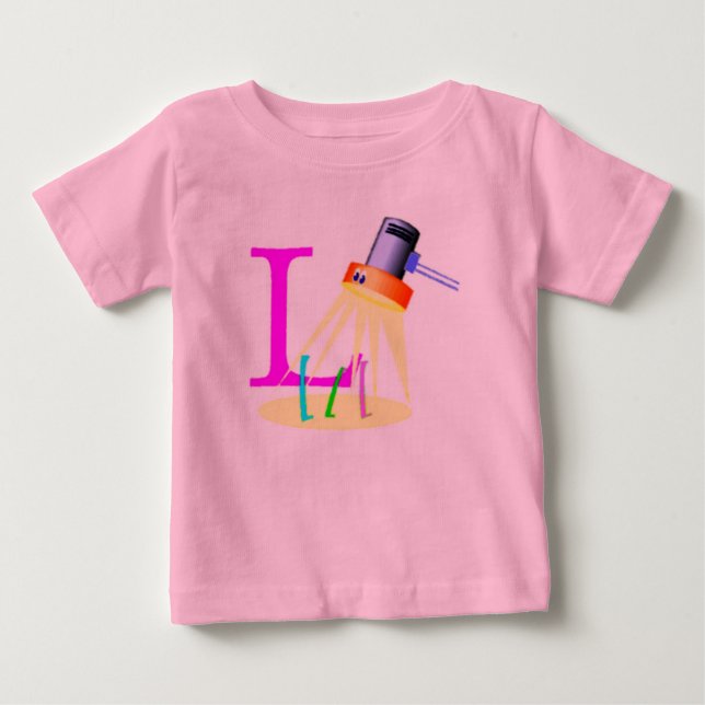 Pour Bébé T-shirt Lamp Baby (Devant)