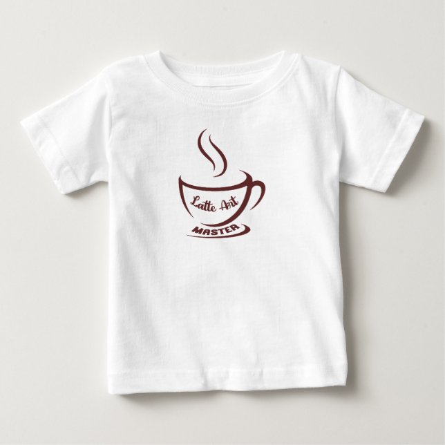 Pour Bébé T-Shirt Latte Art Master (Devant)