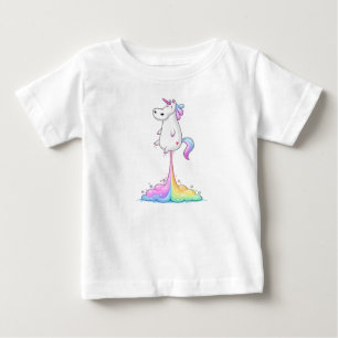 Pour Bébé T-shirt Licorne qui Pète