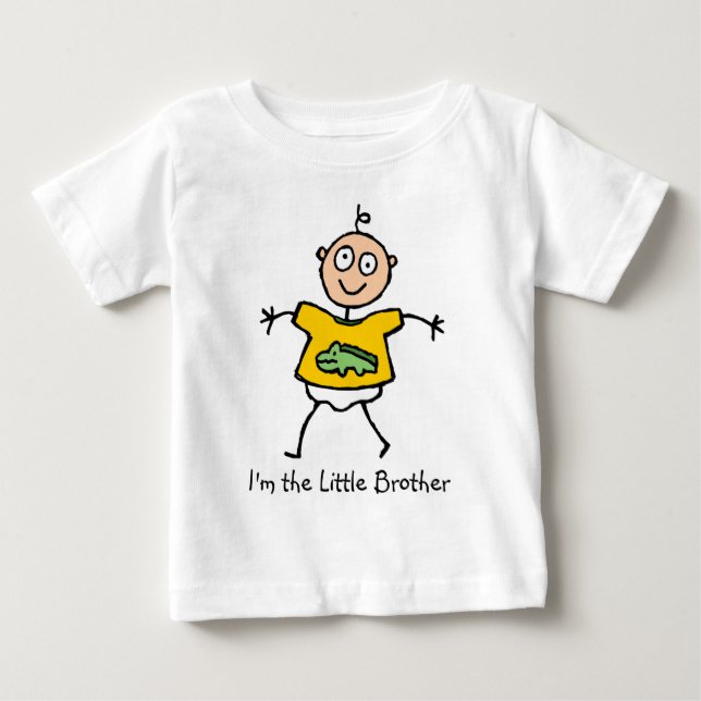 Pour Bébé T-shirt Little Brother (Devant)