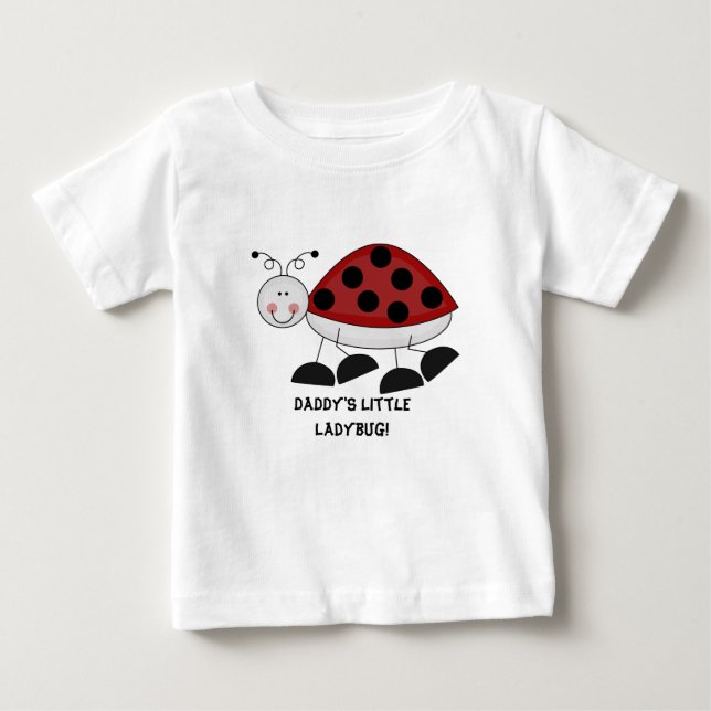 Pour Bébé T-shirt Little Ladybug de papa (Devant)