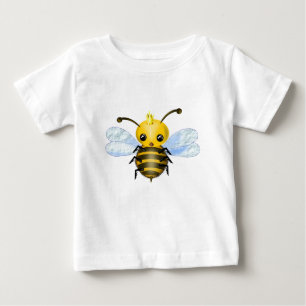 Pour Bébé T-shirt Little Queen Bee Baby - Peinture