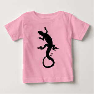 Pour Bébé T-Shirt Lizard Baby Mignonne Chemises d'Art Reptil