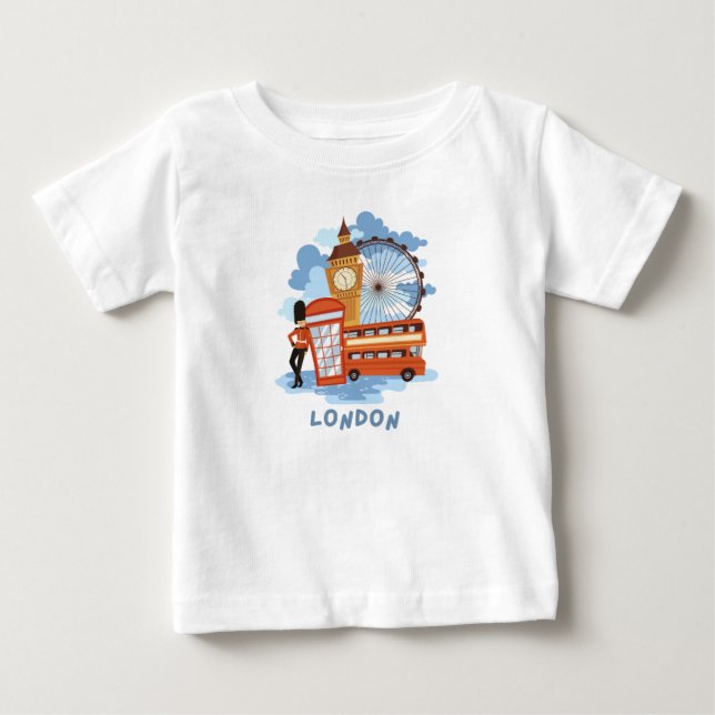 Pour Bébé T-shirt londonien (Devant)