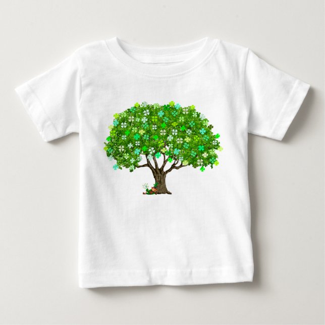 Pour Bébé T-shirt Lucky Leprechaun Baby (Devant)