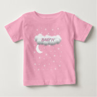T-shirt lune et étoiles