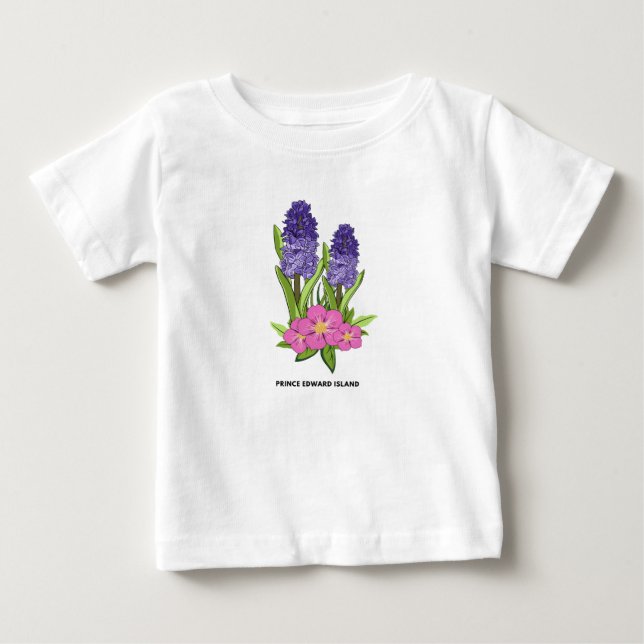 Pour Bébé T-Shirt Lupins & Roses sauvages Î.-P.-É. (Devant)