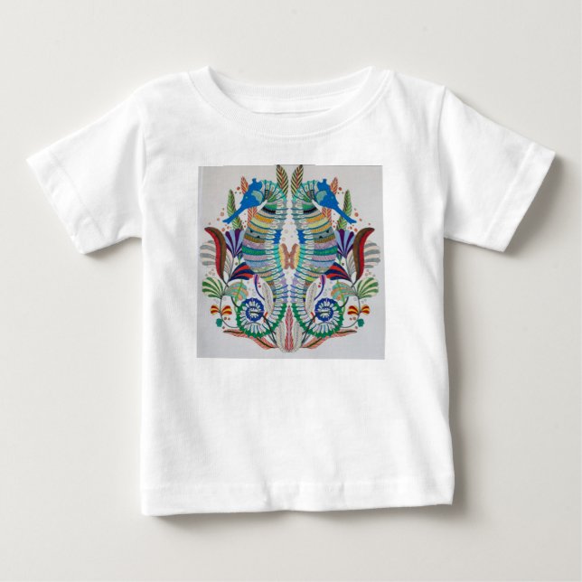 Pour Bébé T-Shirt Majestic Seahorses (Devant)