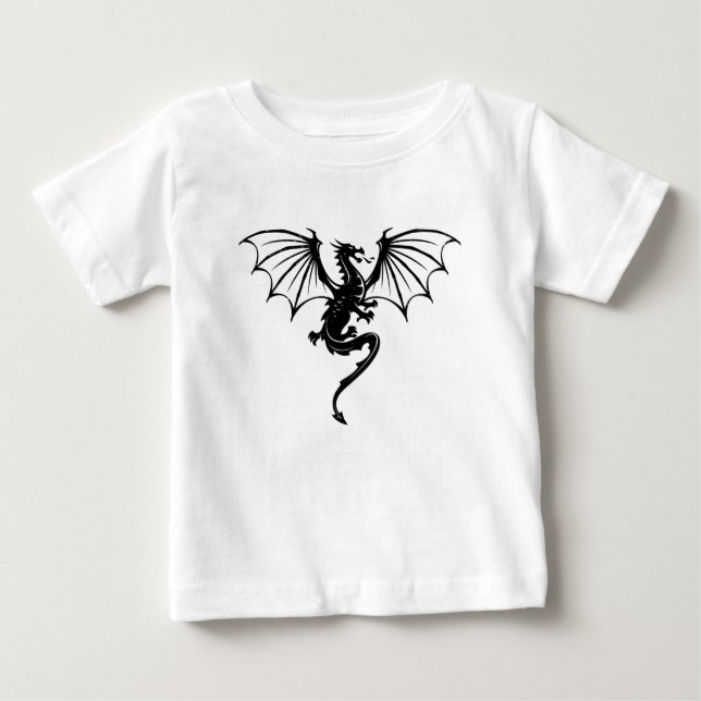 Pour Bébé T-shirt majestueux Dragon (Devant)