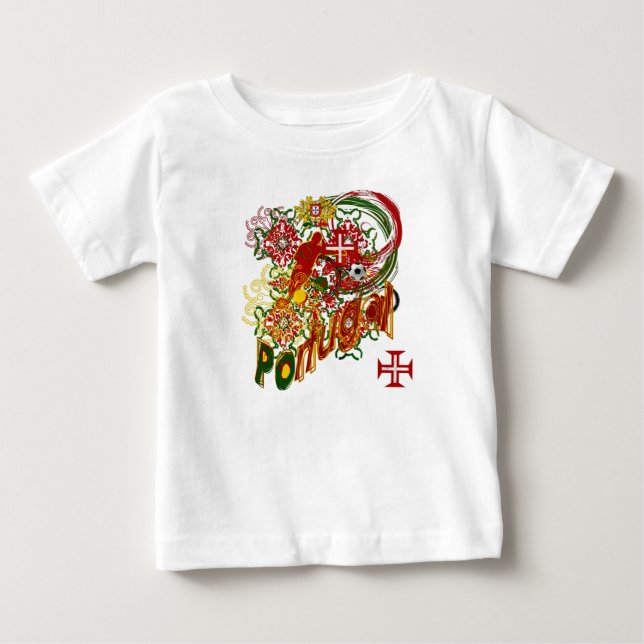 Pour Bébé T-shirt Manga comprida Selecção Portuguesa (Devant)