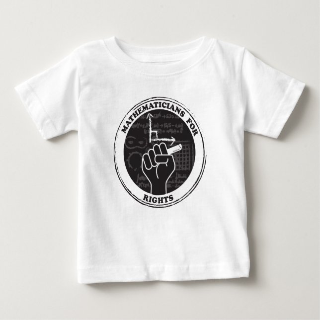 Pour Bébé T-shirt Mathematicians for Rights - Baby (Devant)